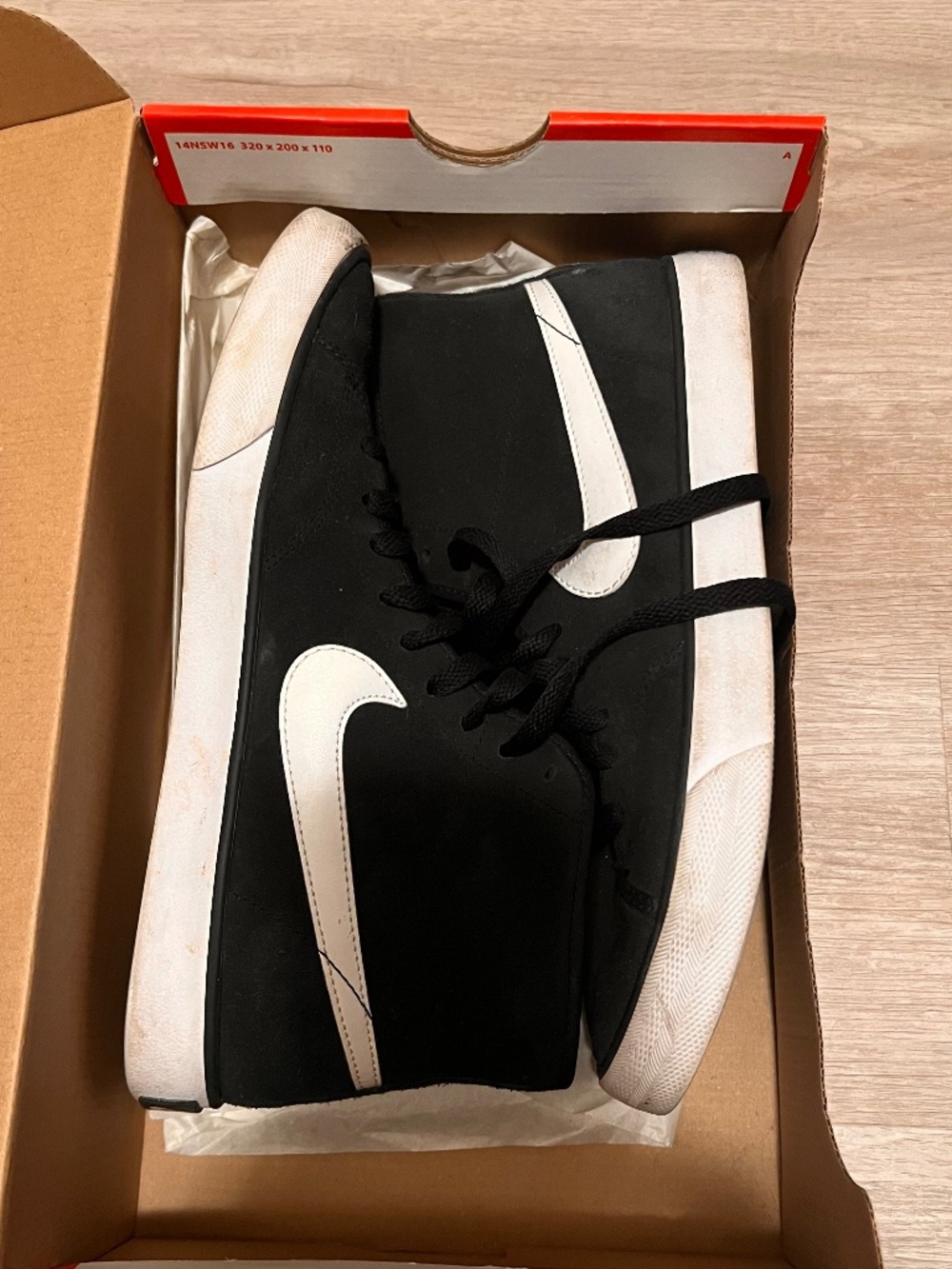 Nike Suede Mid Top Sneakers